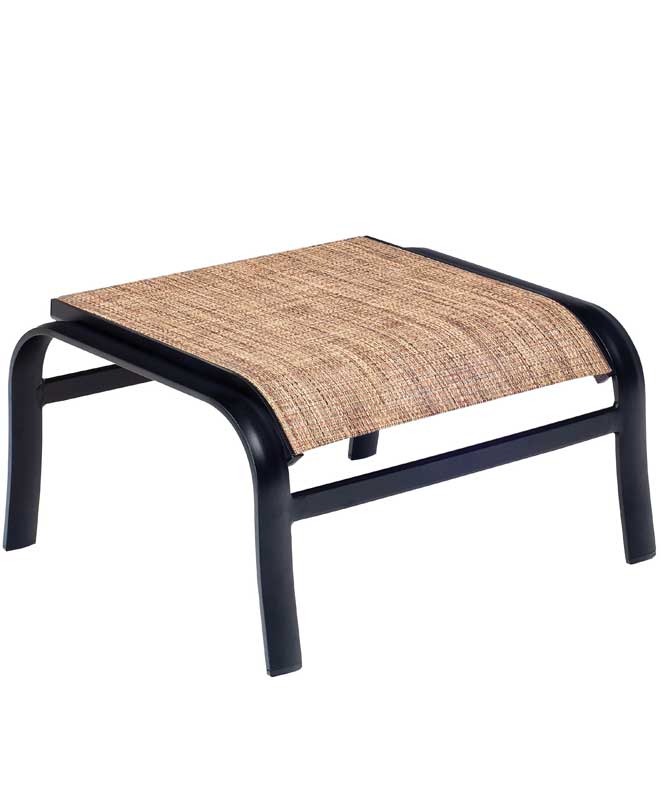 Fremont Sling Aluminum Ottoman by Woodard - Image 2